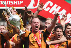 Jody Craddock lifts the Championship trophy in 2009