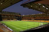 General view inside the stadium prior to the Carabao Cup Fourth Round match between Wolverhampton Wanderers and Chelsea at Molineux on October 29, 2025 in Wolverhampton, England. 