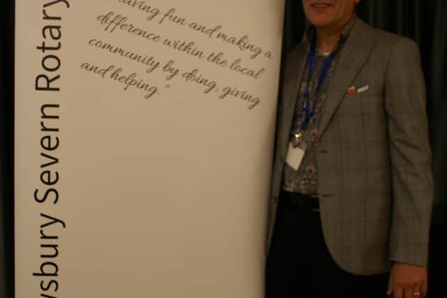 Rotary president Johnathan Callwood says ‘pleased to have been able to support our regular charities – and some new ones.’ 