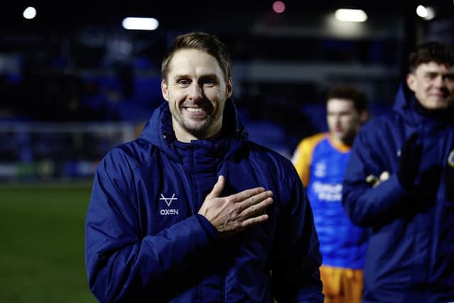 Shrewsbury Town assistant manager Dave Edwards