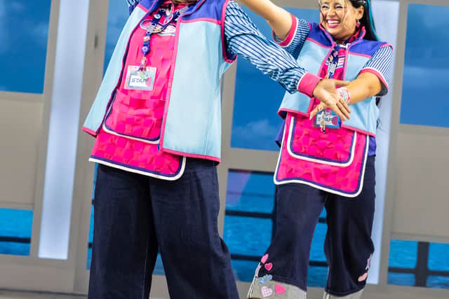 Jacqui Dubois as Vel and Rosie Singha as Neeta.