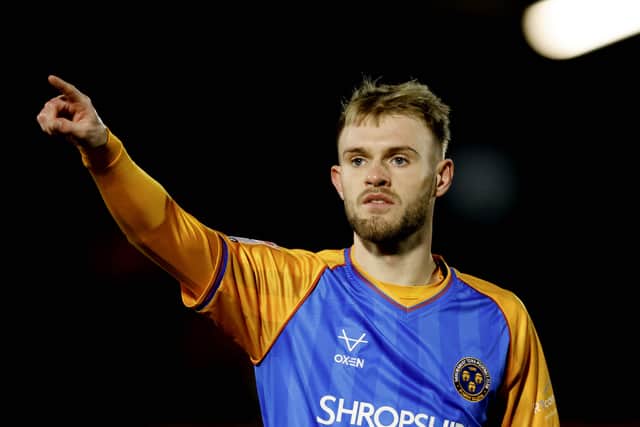 Taylor Perry of Shrewsbury Town