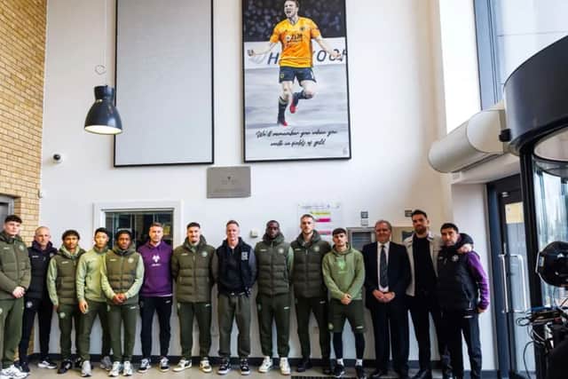 Paintings in tribute to Diogo Jota have a home at Molineux (Picture: Wolves)