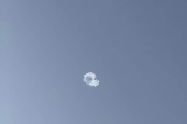 One of the explosions in the sky over Dubai. Picture: Lex Butler
