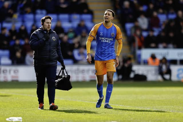 Head of medical performance Chris Skitt and defender Luca Hoole