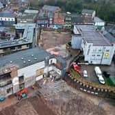 Renovation work currently underway at Oakengates Theatre