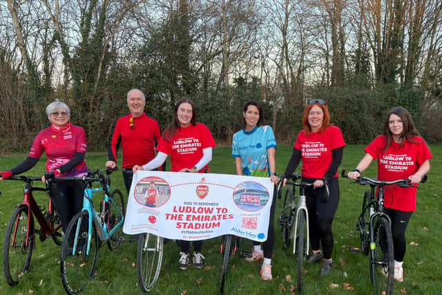 Some of the team
Left: Jenny Winter, Tim Lloyd, Abi Elder (Alex’s sister), Charlotte Chubb, Vickie Minton, Izzy Chubb