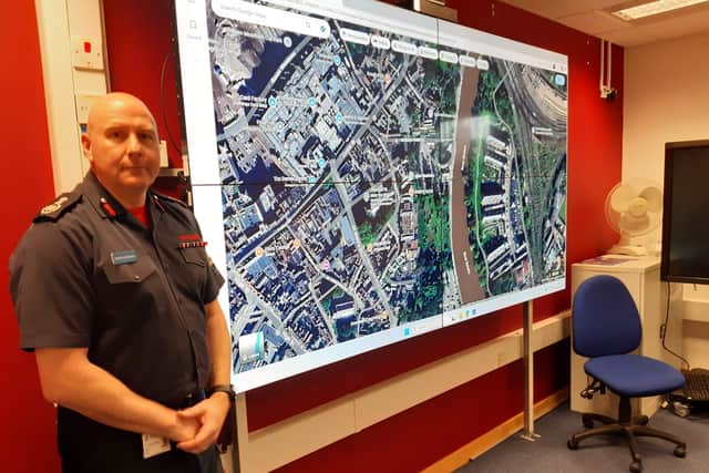 Shropshire's chief fire officer Simon Hardiman at Shrewsbury fire station. Picture: LDRS