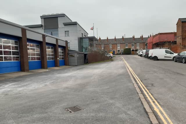 Shrewsbury Fire Station on February 18. Picture: LDRS