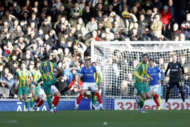 Albion were hammered 3-0 on a miserable afternoon in Portsmouth at the end of last month. (Photo by Adam Fradgley/West Bromwich Albion FC via Getty Images)