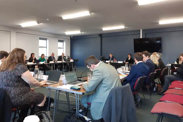Day 2 of the local plan hearings. Picture: LDRS