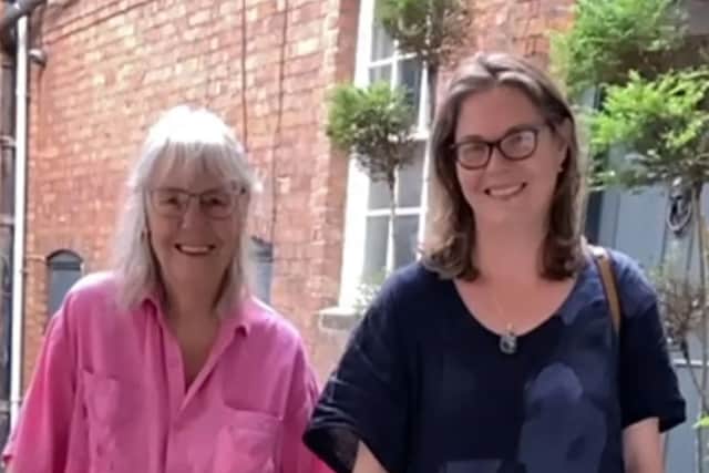 Rose Roberts with daughter Jessica Richards