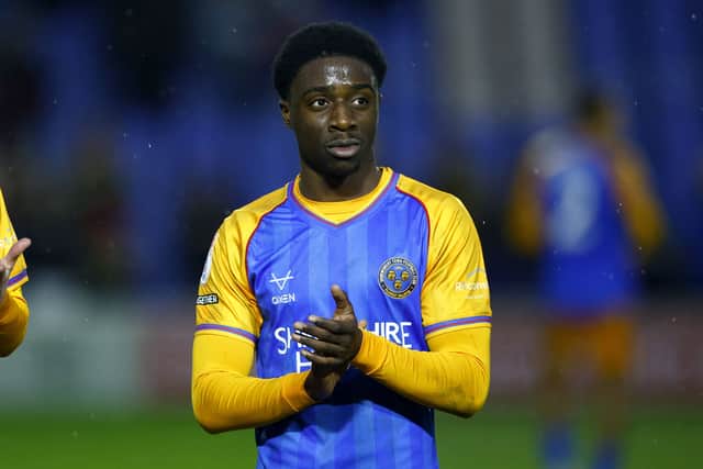 Ismeal Kabia of Shrewsbury Town