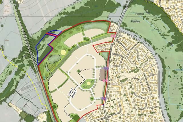 The proposed site of the development.