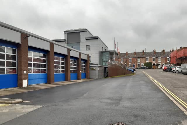 Shrewsbury Fire Station. Picture: LDRS