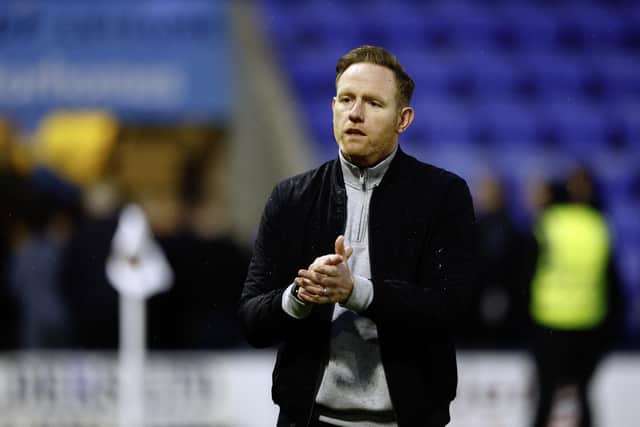 Shrewsbury Town boss Gavin Cowan