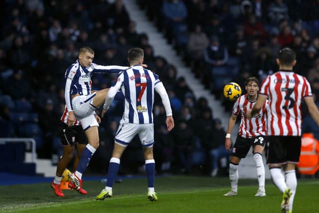 Albion in action during their clash with Stoke (Photo by Adam Fradgley/West Bromwich Albion FC via Getty Images)