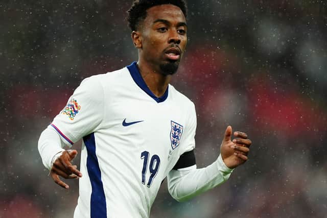 Angel Gomes has four caps for England. (Mike Egerton/PA)