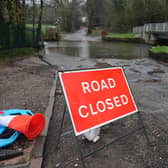 Green Road, Birmingham closed due to flood water. Almost 100 areas have been warned to expect flooding as downpours continue, with no sign of a prolonged dry spell for at least a week