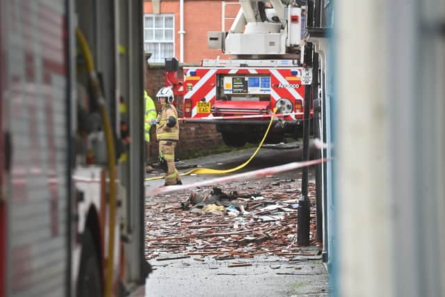 Extensive damage was caused to Perches House in Shrewsbury in the fire, in which Rose Roberts tragically died