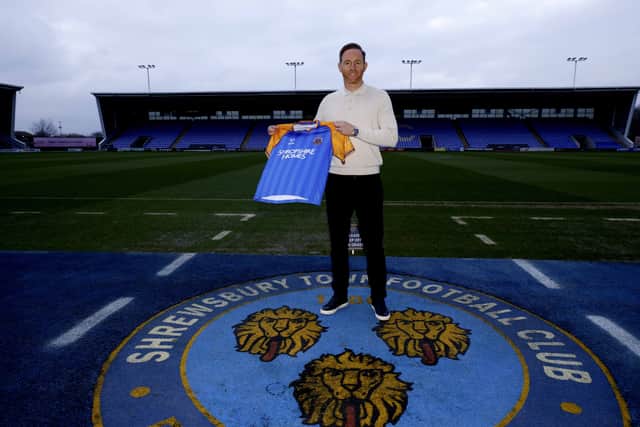 New Shrewsbury Town boss Gavin Cowan