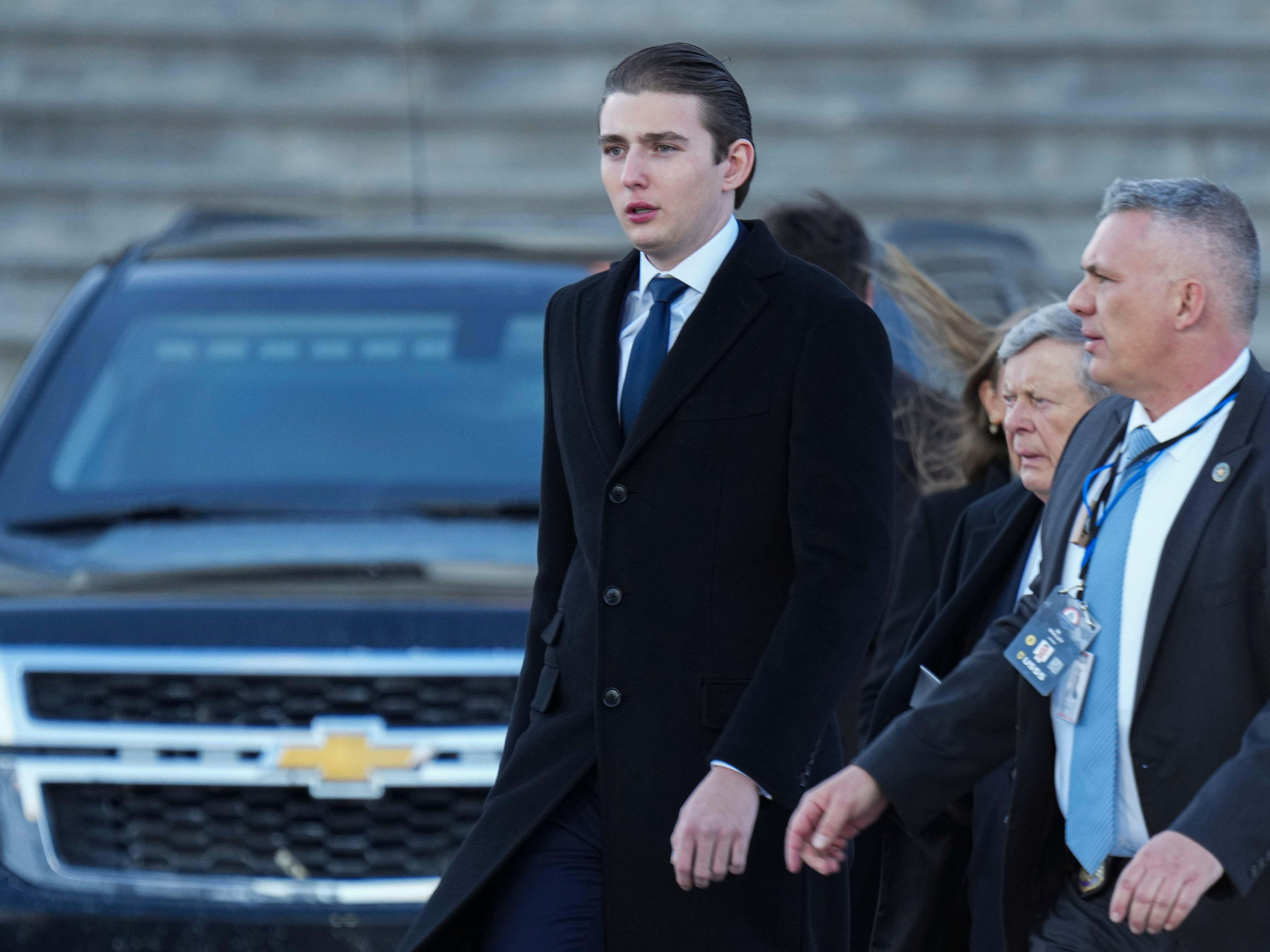 Man guilty of assault after Barron Trump tells UK police he saw woman ...