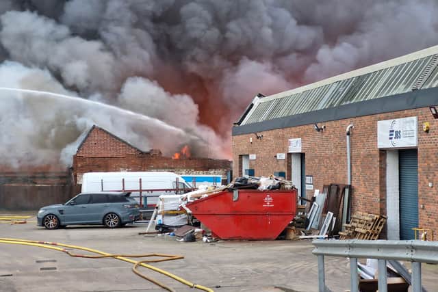 The fire in Wolverhampton caused significant damage to the unit