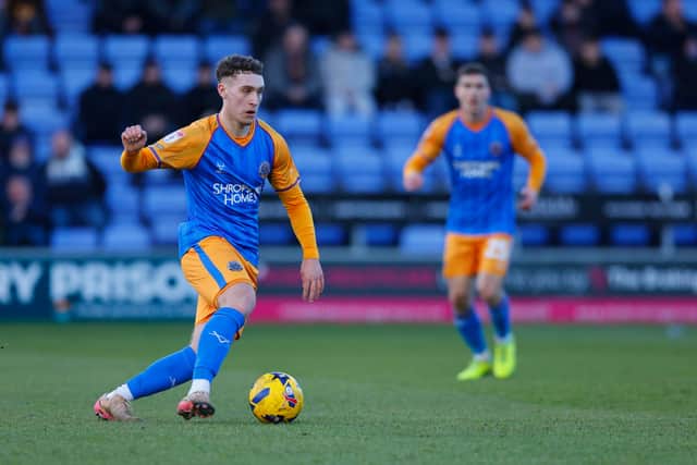 Iwan Morgan during his home debut. Picture: Salop Photo