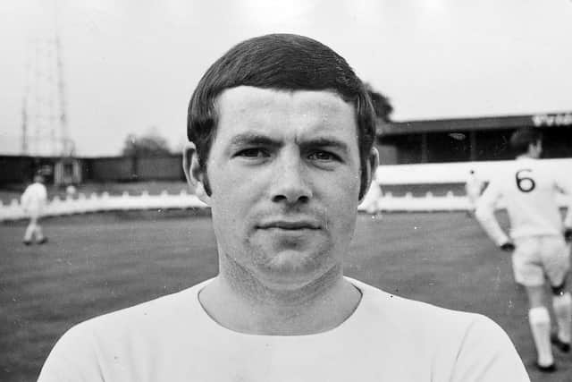 Micky Fudge in 1968 with the then Wellington Town.
