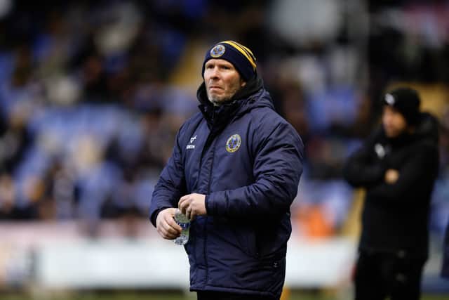 Shrewsbury Town boss Michael Appleton