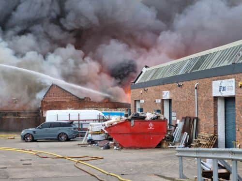 The fire in Wolverhampton