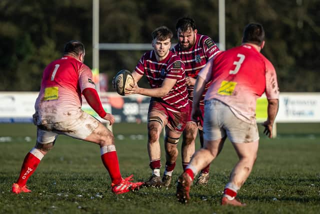 Newport 2nds Vs Whitchurch 1st. Picture: Michael Wincott Photography