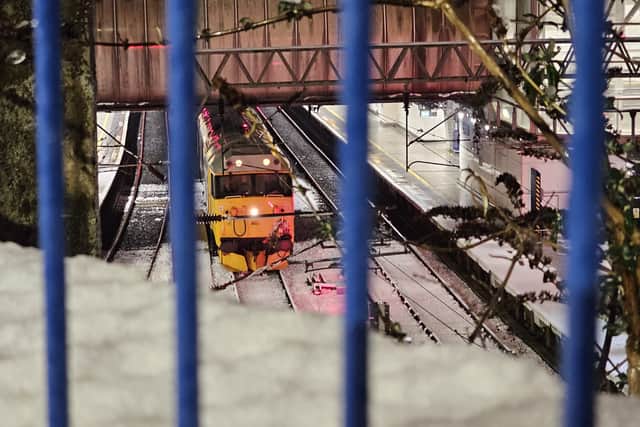 The loco at New Street station