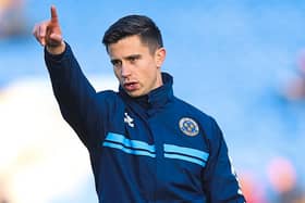 Eric Ramsay while working for hometown club Shrewsbury Town, who he joined in 2017 as academy manager and then had a spell in caretaker charge and as first-team coach. (AMA)