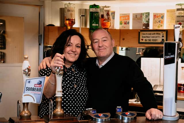 Happier times with Mark and Tina Freeman when they took over The Danery