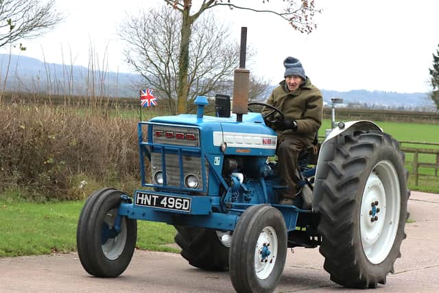 Howard Crewe from Brewood on his Ford 4000.