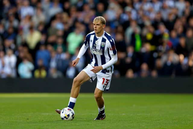 Toby Collyer struggled at The Hawthorns. (Photo by Adam Fradgley/West Bromwich Albion FC via Getty Images)