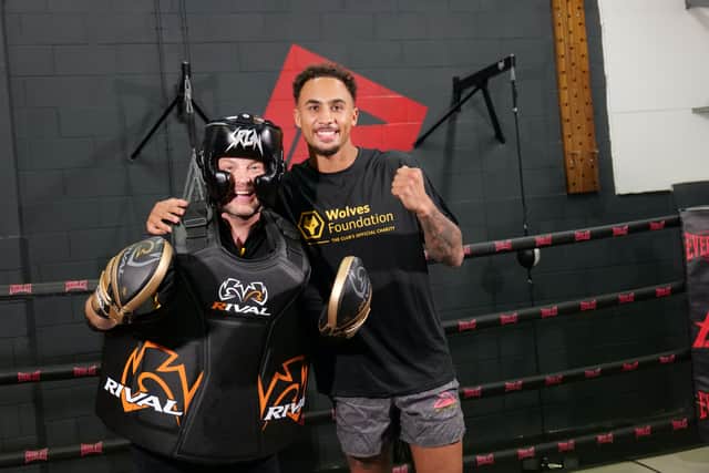 Top boxer Ben Whittaker got into the fun with Foundation ambassador Mark Rhodes filming the video for the new five-year strategy in the summer.