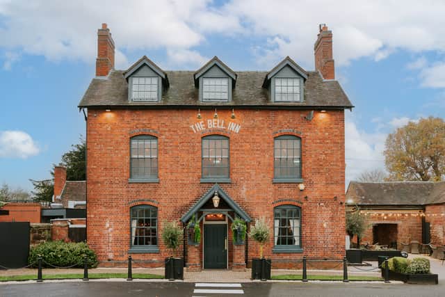 The Bell Inn sits in splendid isolation and with a great view