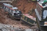 In the early hours of Monday, December 22, a major breach tore through a 200-year-old embankment on the Llangollen Canal in Whitchurch