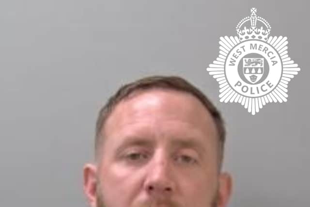 Mark Everitt, 41, of HMP Onley, has been jailed for seven years after admitting a series of burglaries and robberies. Picture: West Mercia Police