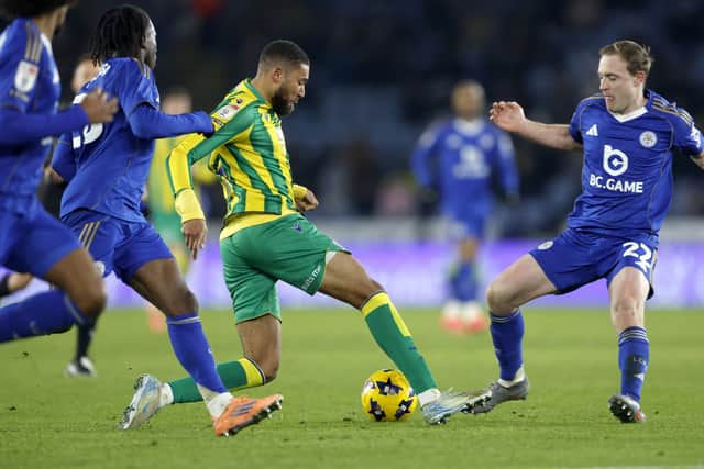 George Campbell caught the eye with a combative display (Photo by Adam Fradgley/West Bromwich Albion FC via Getty Images)