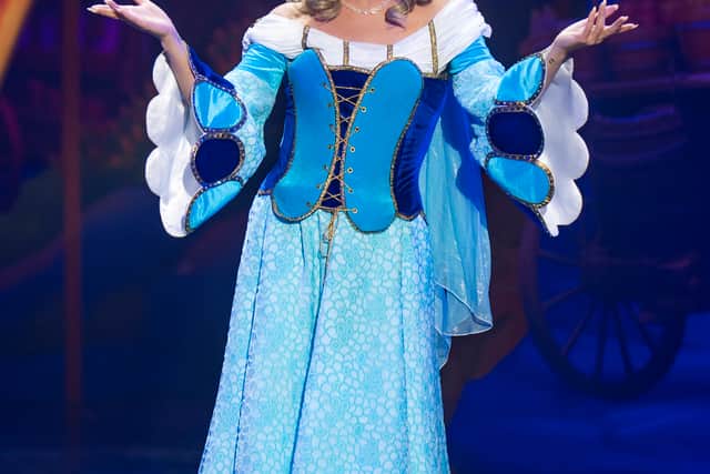 Faye Tozer as “Maid Marion”
