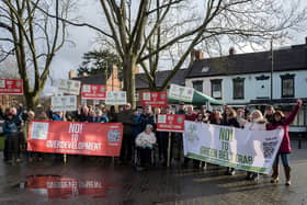 More than 1,100 objections were lodged about plans to build 800 homes in Albrighton and a campaign group was formed
