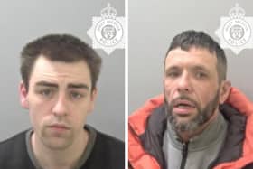 Ronan Hutchinson and Gary Milner. Pictures: West Mercia Police