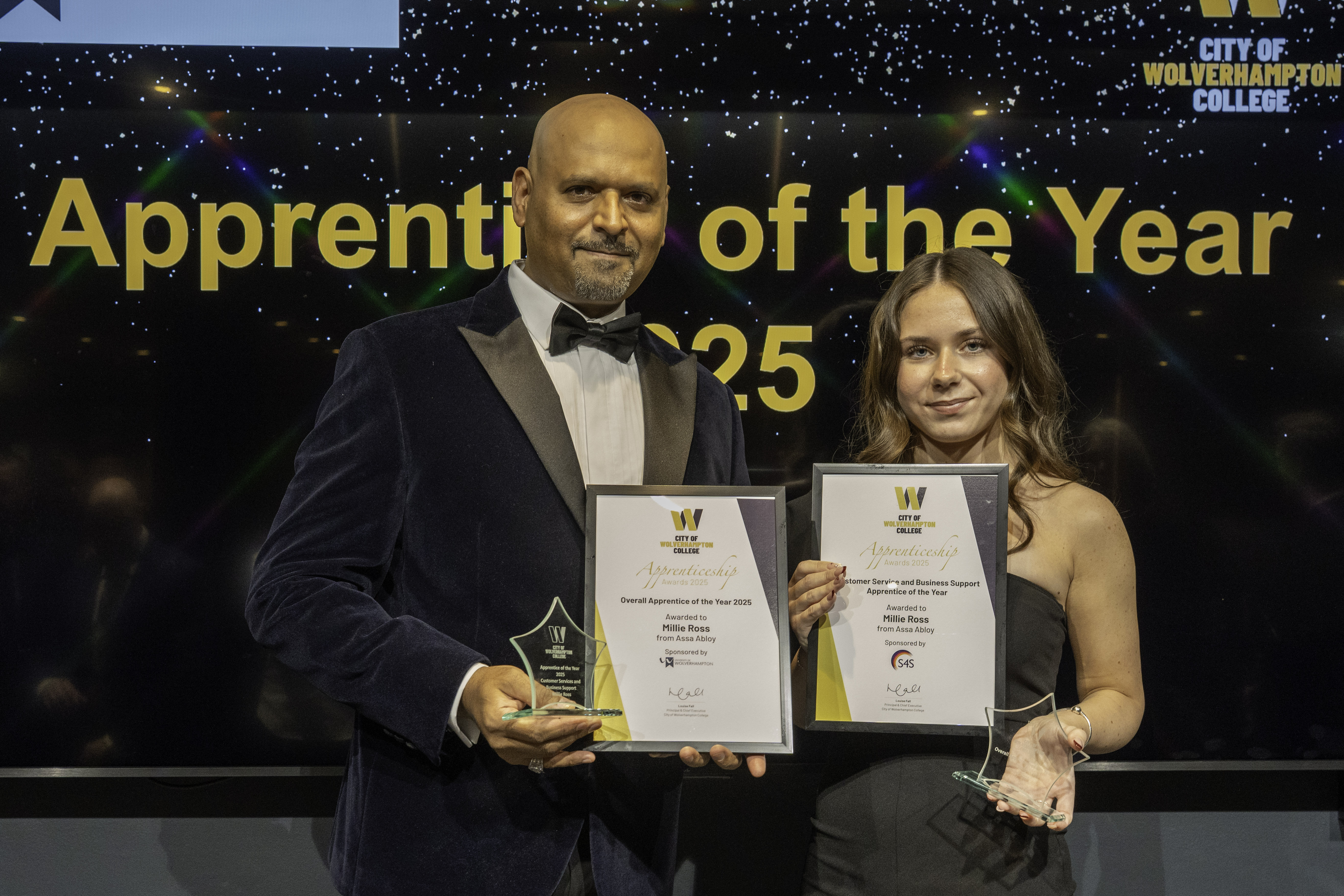 Customer service apprentice scoops top award at college ceremony