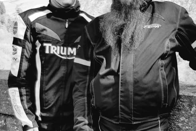 Ben was a keen biker along with his dad