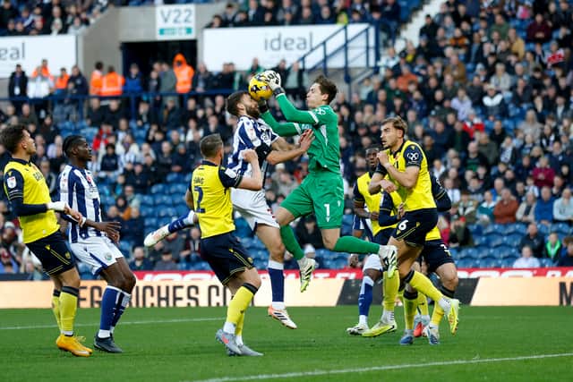 Nat Phillips in action against Oxford (Photo by Adam Fradgley/West Bromwich Albion FC via Getty Images)