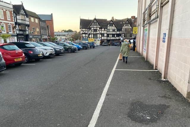 The Barker Street car park in Shrewsbury