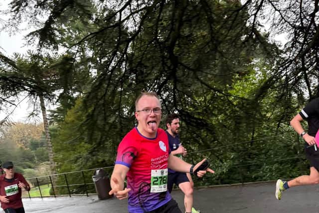 Matt completed the run in 43 minutes